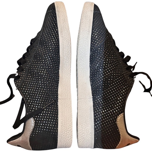 Adidas Gazelle Black Suede Silver
Dots trainers Women's Size 7.5 - Picture 3 of 8